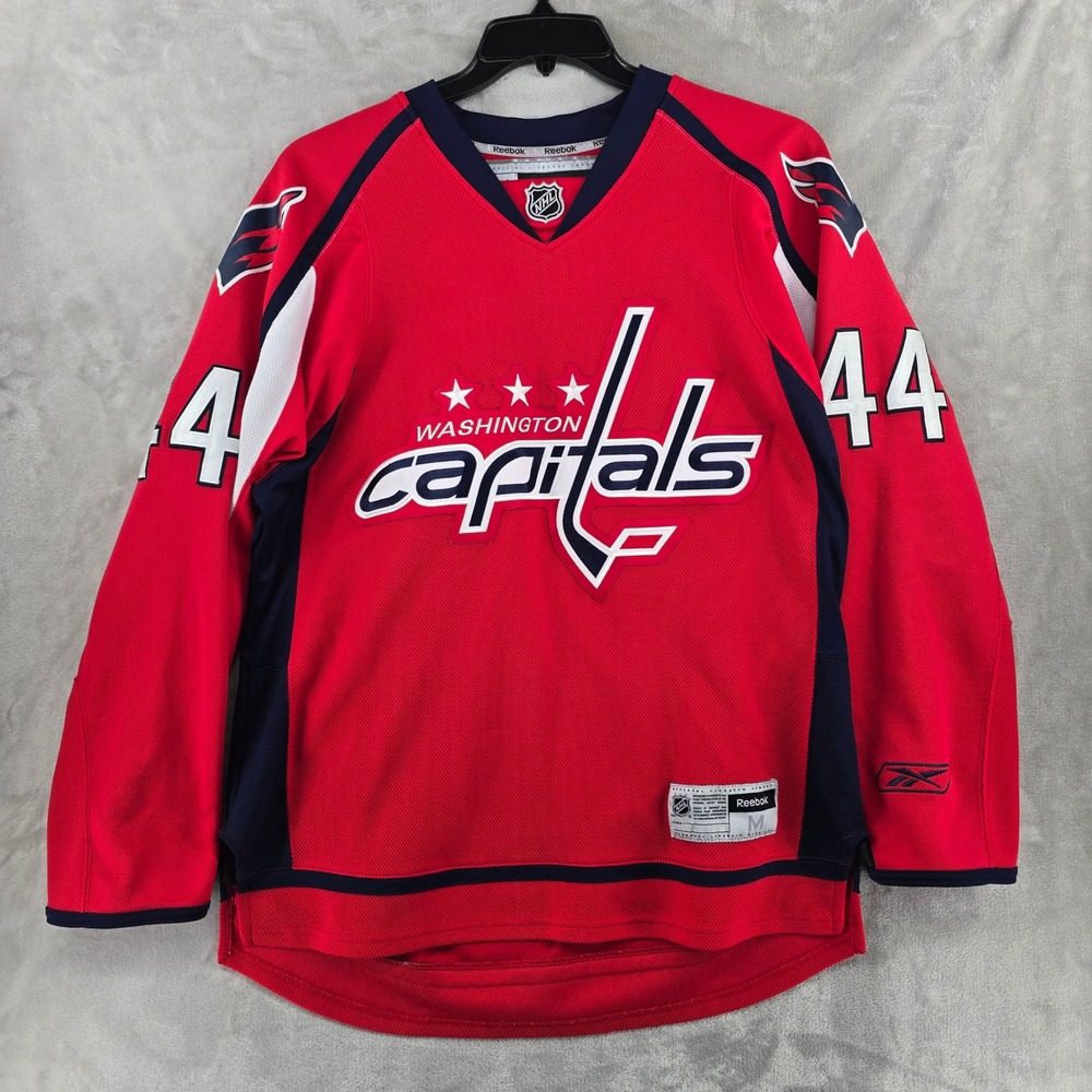 Reebok Washington Capitals NHL Hockey Jersey Number 44 Red‎ Size Medium